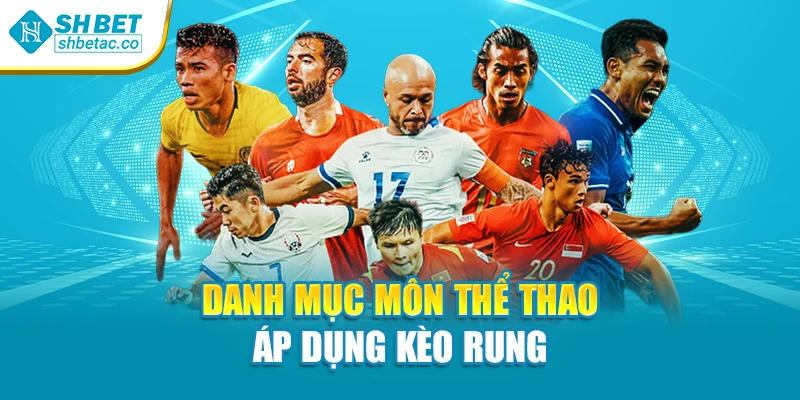 Danh mục môn thể thao áp dụng kèo rung